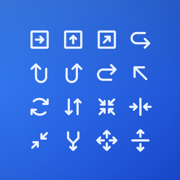 Bold Navigation & Arrows Pack Vol. 3