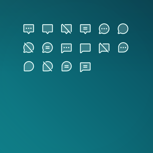 Duotone Chat Pack