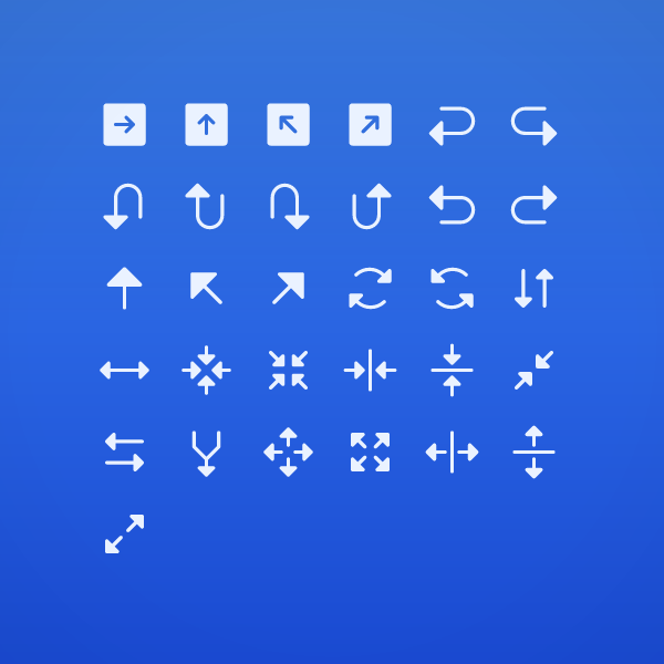 Fill Navigation & Arrows Pack Vol. 3