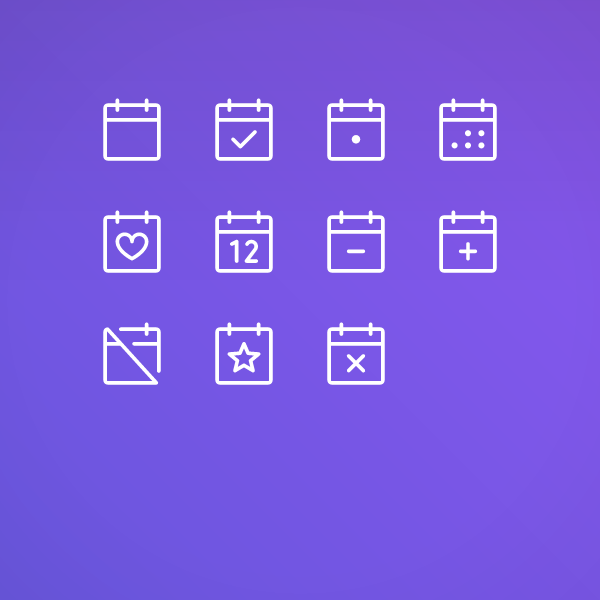 Light Calendar Pack