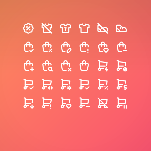 Outline Ecommerce Pack Vol. 4