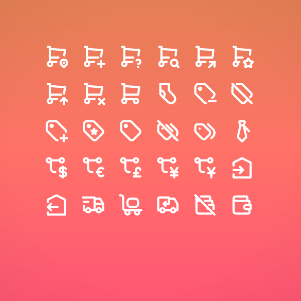 Outline Ecommerce Pack Vol. 5