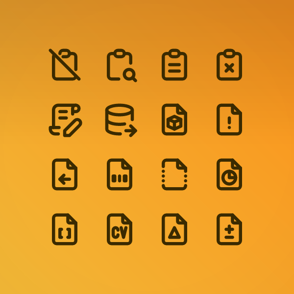 Outline Files & Folders Pack Vol. 2