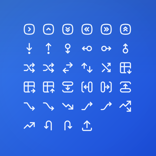 Outline Navigation & Arrows Pack Vol. 10