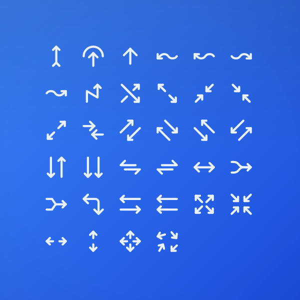 Outline Navigation & Arrows Pack Vol. 5