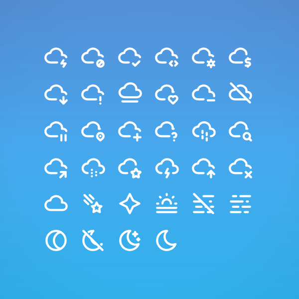 Outline Weather Pack Vol. 1